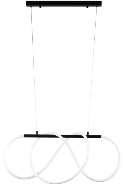 Lampadario LED a sospensione su cavo FLEXI LED/36W/230V 4000K nero