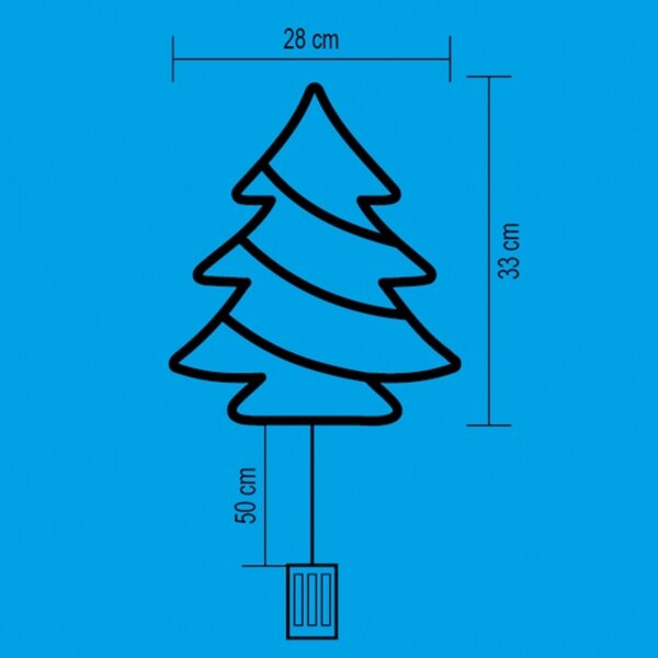 LED Decorazione per finestre 35xLED/3xAA bianco caldo