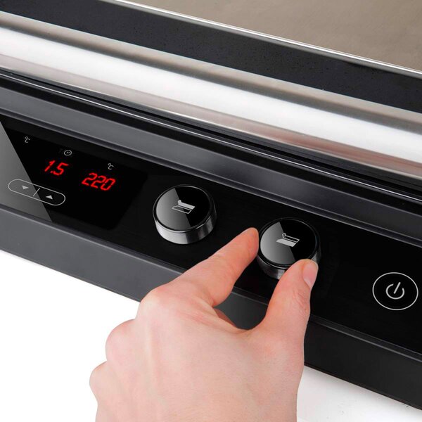 Black & Decker Bistecchiera elettrica Doppia piastra Antiaderente Potenza 2000 Watt - BXGR2000E