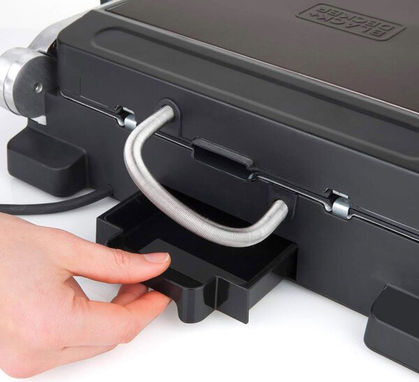 Black & Decker Bistecchiera elettrica Doppia piastra Antiaderente Potenza 2000 Watt - BXGR2000E