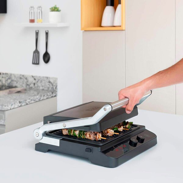 Black & Decker Bistecchiera elettrica Doppia piastra Antiaderente Potenza 2000 Watt - BXGR2000E