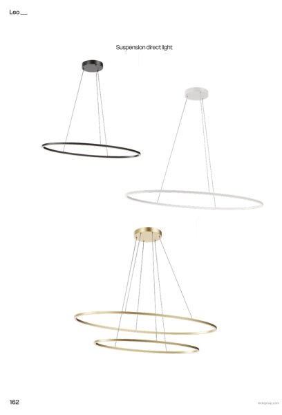 Redo 01-3299 - Lampadario LED dimmerabile a sospensione con cavo LEO LED/67W/230V nero