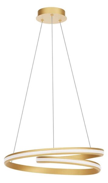 Redo 01-4361 - Lampadario dimmerabile a sospensione su cavo TORSION LED/40W/230V, finitura oro