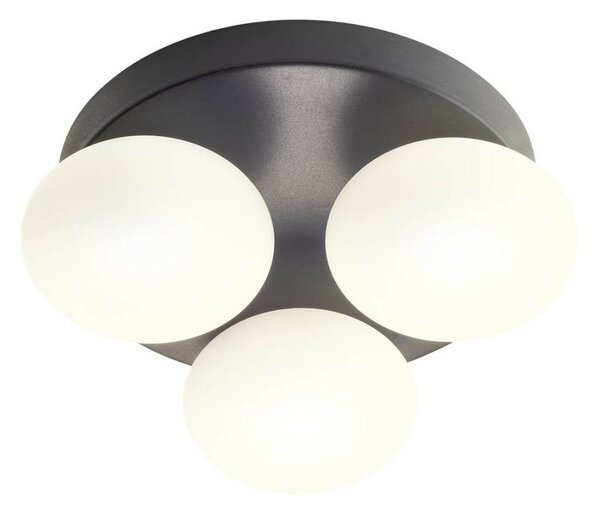 Redo 01-4308 - Plafoniera LED da bagno OVUM 3xLED/5W/230V IP44 nero