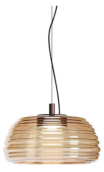 Redo 01-4540 - Lampadario dimmerabile LED a cavo ONDULA LED/12W/230V beige/fumé