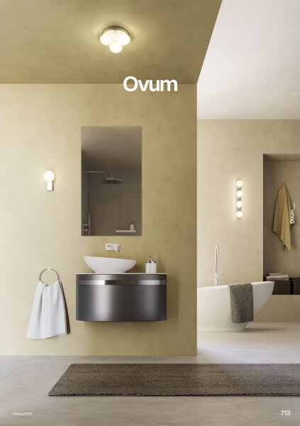 Redo 01-4306 - Plafoniera LED da soffitto per bagno OVUM 3xLED/5W/230V IP44 cromo