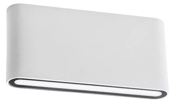 Redo 9622 - Applique da esterno KLIPPE LED, 13W, 230V, 3000K, IP54, bianco