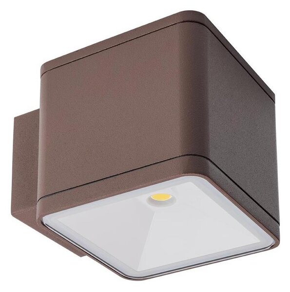 Redo 9080 - Applique da esterno BETA LED/6W/230V 3000K IP54 marrone