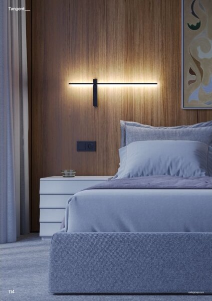 Redo 01-4673 - Applique LED TANGENT LED/6W/230V CRI 90 nera