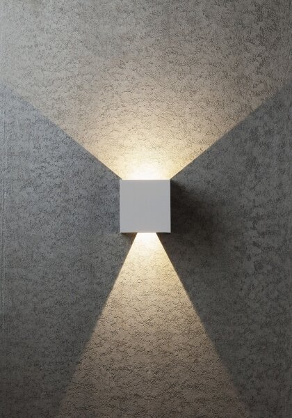 Redo 90294 - Applique da esterno LED VARY 2xLED/10W/230V 3000K IP54 bianca