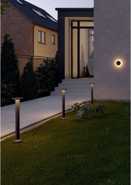 Redo 90374 - Lampada da esterno AURA LED/8W/230V 3000K 70 cm IP65 antracite