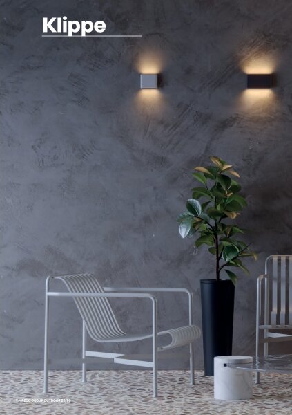 Redo 90452 - Applique da esterno KLIPPE LED/24W/230V IP54 antracite