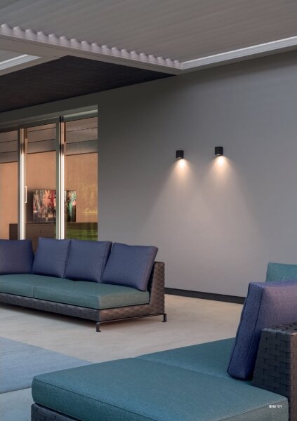 Redo 90527 - Applique da esterno LED BRIO LED/6W/230V 3000K IP54 antracite