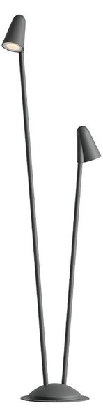 Redo 90711 - Lampada LED da esterno NIVALIS 2xLED/6,9W/230V 110 cm IP65 antracite