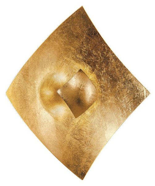Kögl Quadrangolo applique con foglia d'oro, 50 x 50 cm