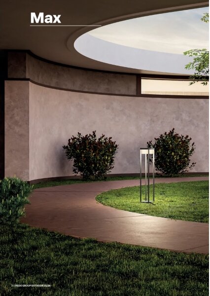 Redo 90676 - Lampada da esterno MAX LED/15W/230V 2700K 80 cm IP65 antracite