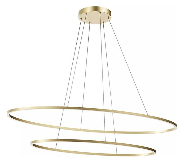 Redo 01-3300 - Lampadario dimmerabile LED a cavo LEO LED/115W/230V bronzo