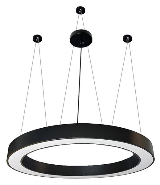 Lampadario LED a sospensione con filo LED/60W/230V 4000K diametro 120 cm nero