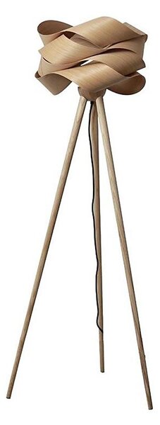 Lampada a piantana in legno 1xE27/60W/230V massello/impiallacciatura/frassino