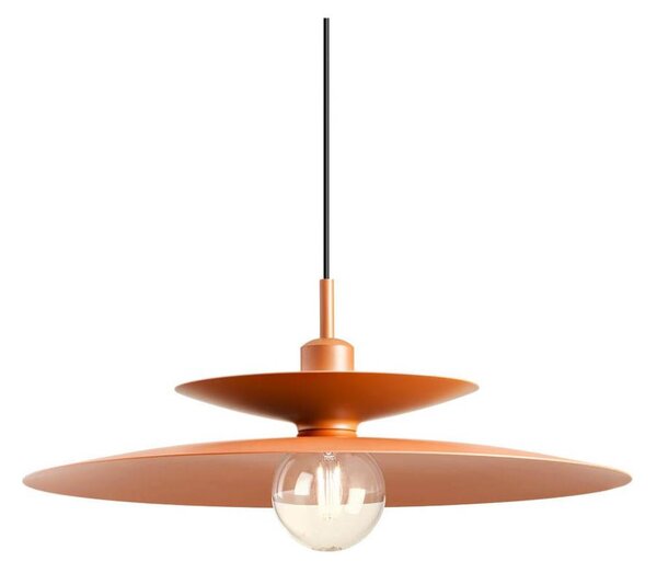 Redo 01-3049 - Lampadario a sospensione con cavo GUNNAR 1x E27/42W/230V diam. 50 cm arancione