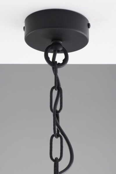 Jupiter 2102 - Lampadario a catena ARTHUR 6xE27/15W/230V blu/nero