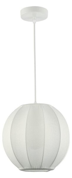 Lampadario a sospensione DANA su cavo, 1xE27/15W/230V, diam. 25 cm, bianco