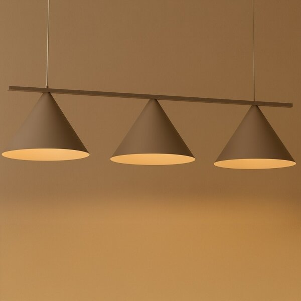 Lampadario a sospensione con cavo CAPITAL 3xGX53/15W/230V, beige