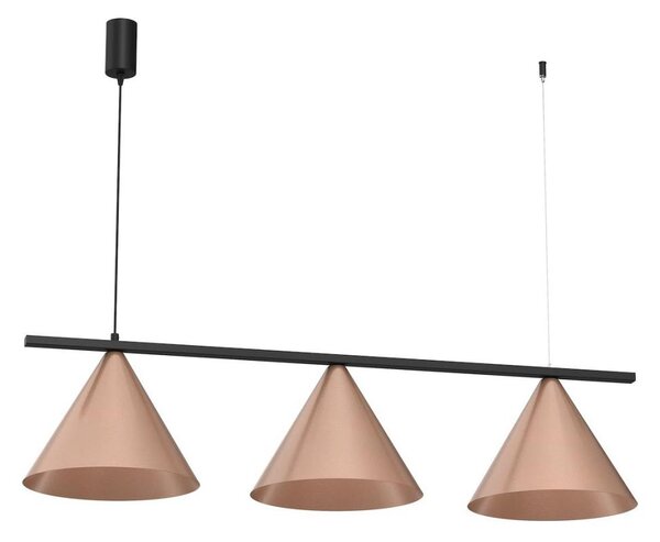 Lampadario a sospensione su cavo CAPITAL 3xGX53/15W/230V oro rosa