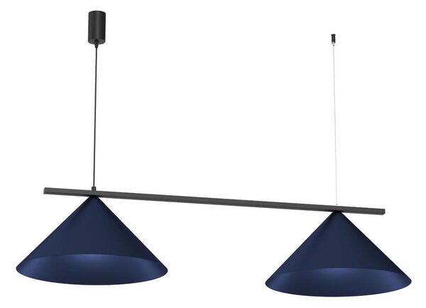 Lampada a sospensione con cavo CAPITAL 2xGX53/15W/230V blu