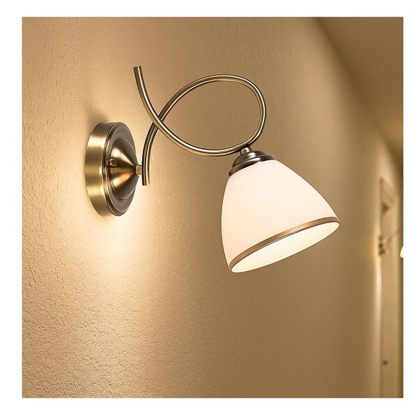 Brilagi - Lampada da parete FRED 1xE27/60W/230V, finitura bronzo