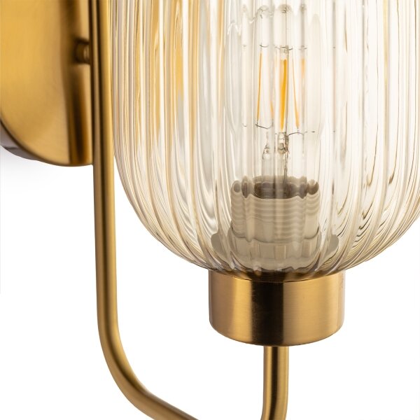 ONLI - Lampada da parete DOROTY 1xE27/15W/230V in ottone