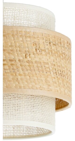 Lampadario su cavo BOHO 3xE27/60W/230V iuta/crema