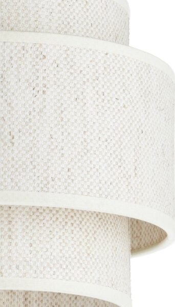 Lampadario a sospensione BOHO con cavo 3xE27/60W/230V bianco