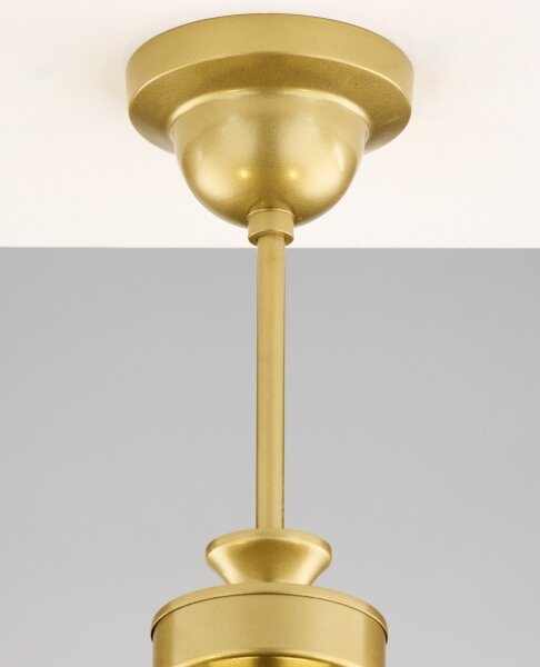 Jupiter 2110 - Lampadario su asta KASZMIR 5xE27/15W/230V bianco/oro/effetto marmo