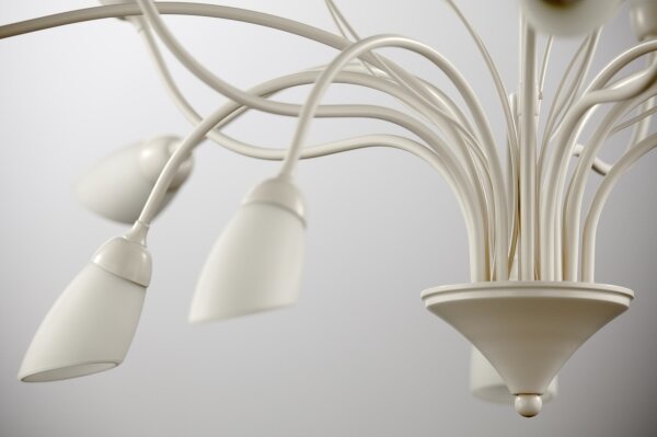 Jupiter 2061 - Lampadario su asta GLORIOSA 10xG9/14W/230V colore crema