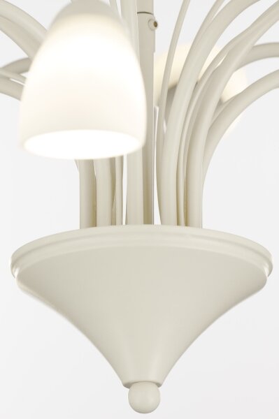 Jupiter 2061 - Lampadario su asta GLORIOSA 10xG9/14W/230V colore crema