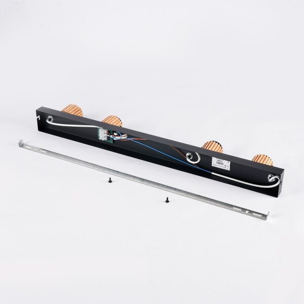 Brilagi - Faretto ODENSE 4xE14/10W/230V legno/nero