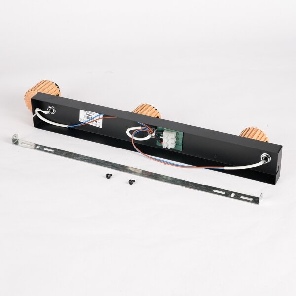 Brilagi - Faretto ODENSE 3xE14/10W/230V legno/nero