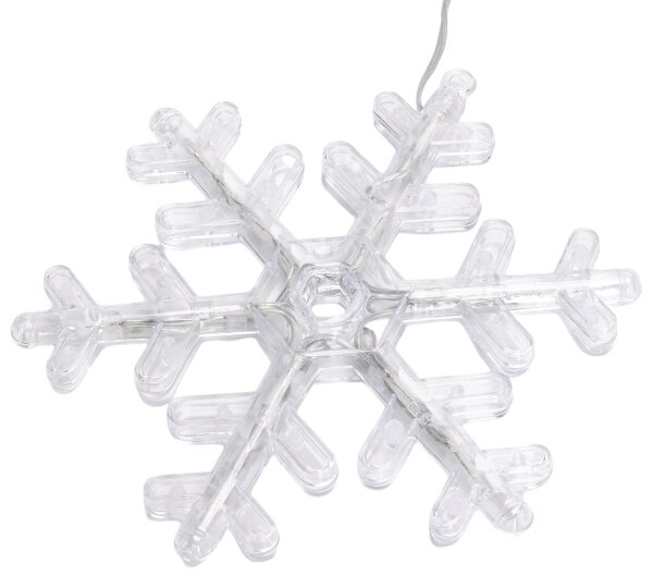 Aigostar - Catena luminosa LED da esterno 84xLED/230V 1,2x1m IP44, bianco caldo, fiocchi di neve