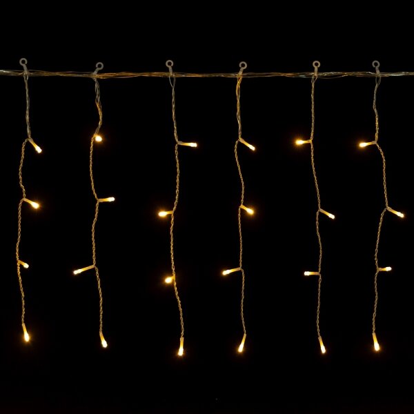 Aigostar - Catena luminosa per esterni a LED 100 LED/8 funzioni 5x0,4m IP44 bianco caldo