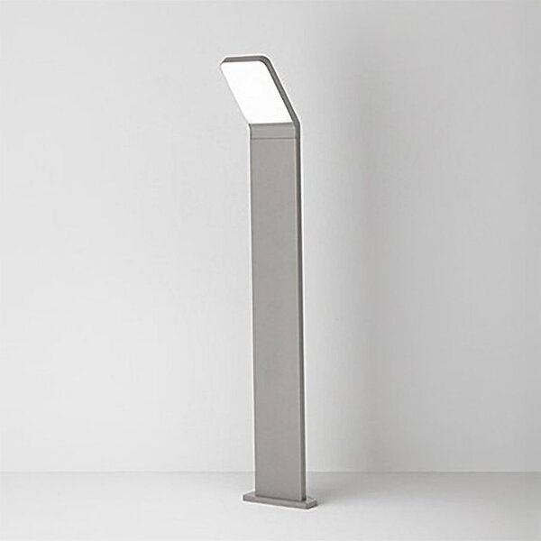 Lampioncino esterno ip65 perenz path 8340 gc lc 12w led 3000k 1050lm metallo alluminio grigio cemento - Perenz