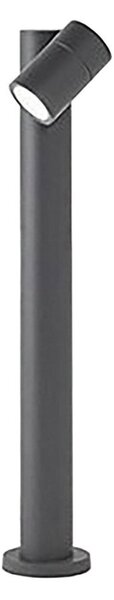 Lampioncino spot orientabile esterno ip65 perenz pull 8324 a gu10 led 220v metallo alluminio vetro antracite opaco - Perenz