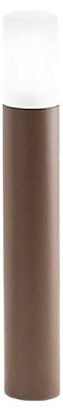 Lampioncino esterno ip54 perenz lampo 8356 e e27 led metallo alluminio corten opaco vetro - Perenz