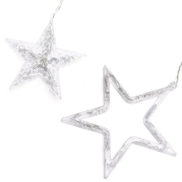 Aigostar - Catena luminosa natalizia LED da esterno 120xLED/6W/230V/8 funzioni 3x0,6m IP44 bianco caldo+telecomando