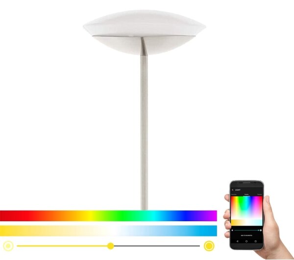 Eglo 97814 - Lampada da terra dimmerabile LED RGB FRATTINA-C 1xLED/18W/230V