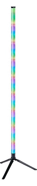 Grundig - Lampada da terra dimmerabile LED RGBW, 10W/5V, nera + telecomando
