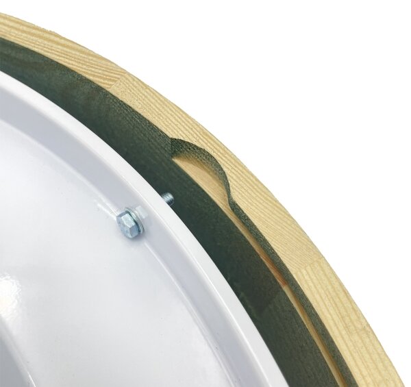 Brilagi - Lampada da soffitto PINO 1xE27/15W/230V pino/verde diam. 27,5 cm
