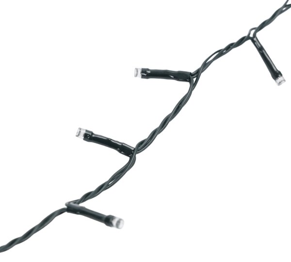 Aigostar - Catena luminosa natalizia LED RGBY da esterno 200xLED/3,6W/230V 20m IP44
