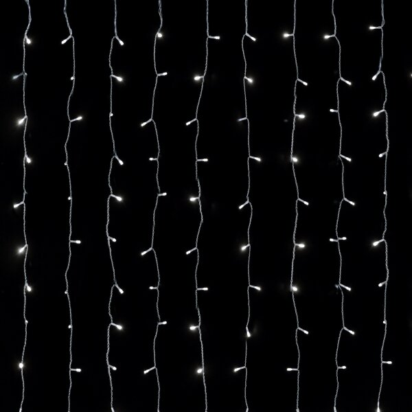 Aigostar - Catena luminosa LED natalizia per esterni 288xLED/3,6W/230V 1,5x1,8m IP44 bianco freddo