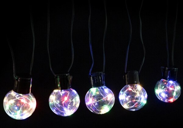 Aigostar - Catena luminosa decorativa per esterni LED RGBY 160 LED/3,6 W/230 V 10 m IP44